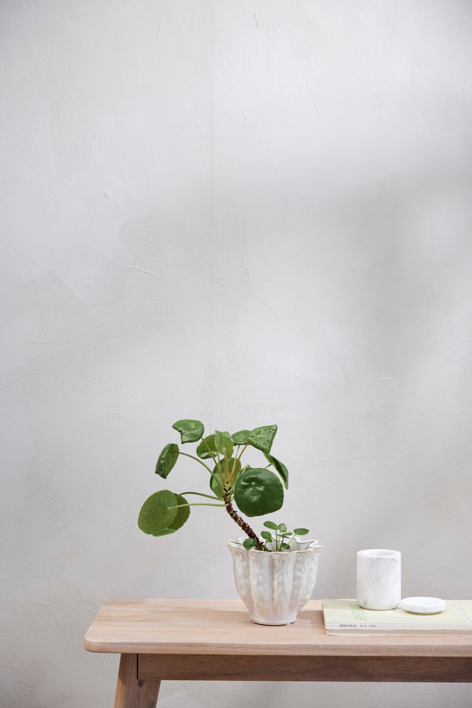 Lene Bjerre - Pot de fleurs 'Vielle' (Ø 19cm, Blanc cassé)