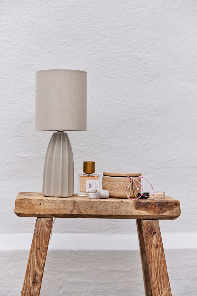 Lene Bjerre - Lampe de table 'Sarah' (14cm, Lin)