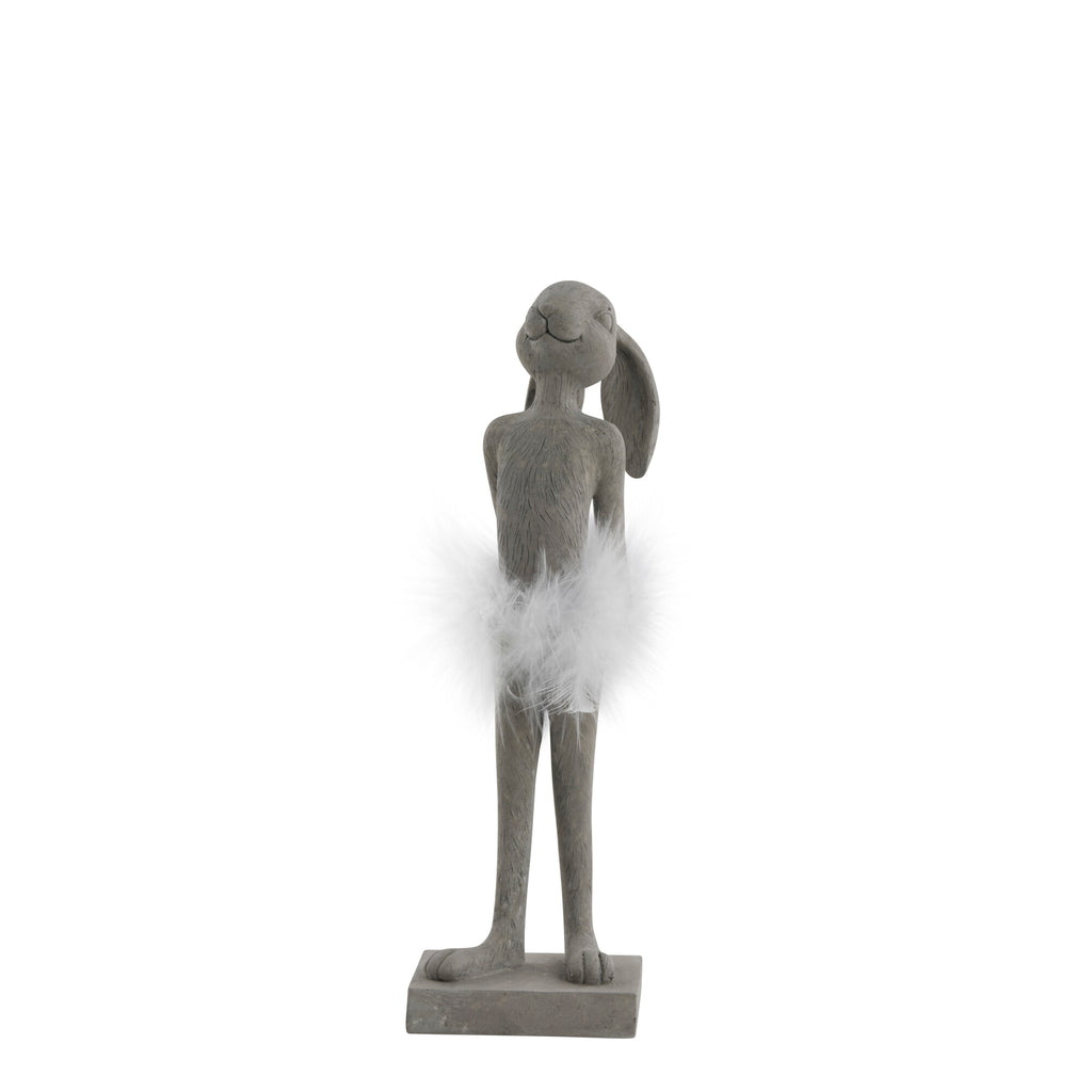 Lene Bjerre - Figurine décorative 'Semilla' (26,8 cm de haut, Gris)