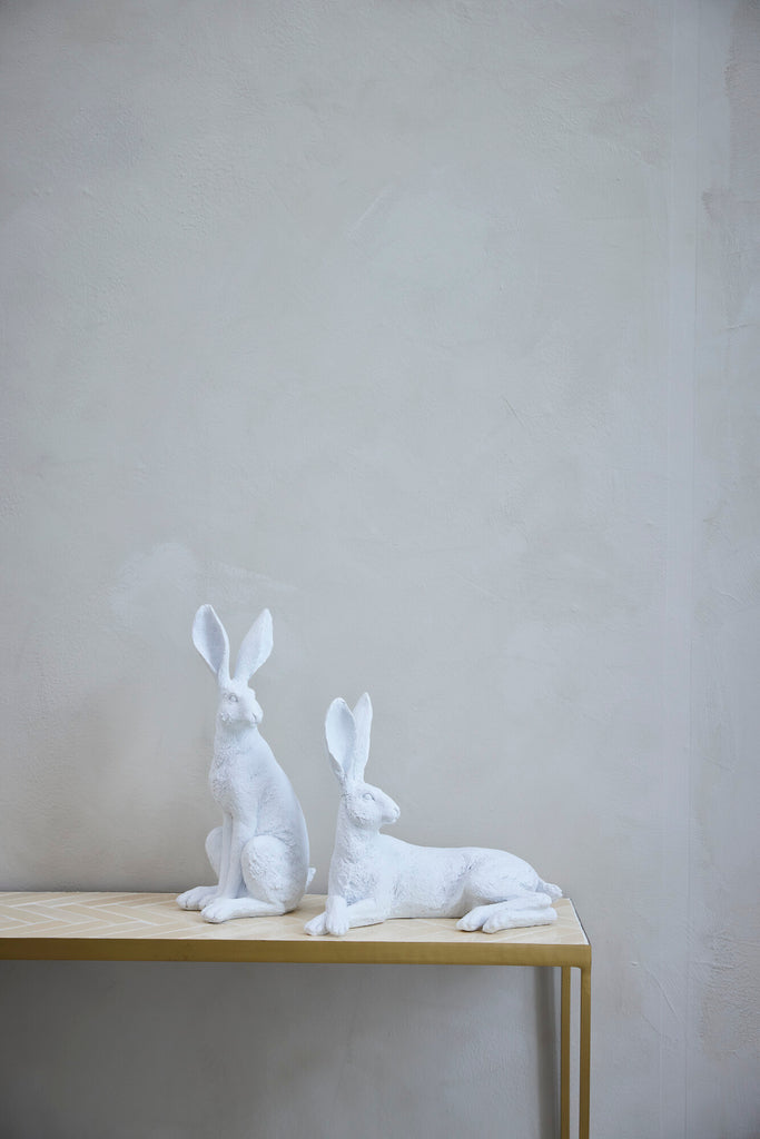 Lene Bjerre - Lapin de Pâques décoratif 'Sevonia' (29 cm de haut, Blanc)