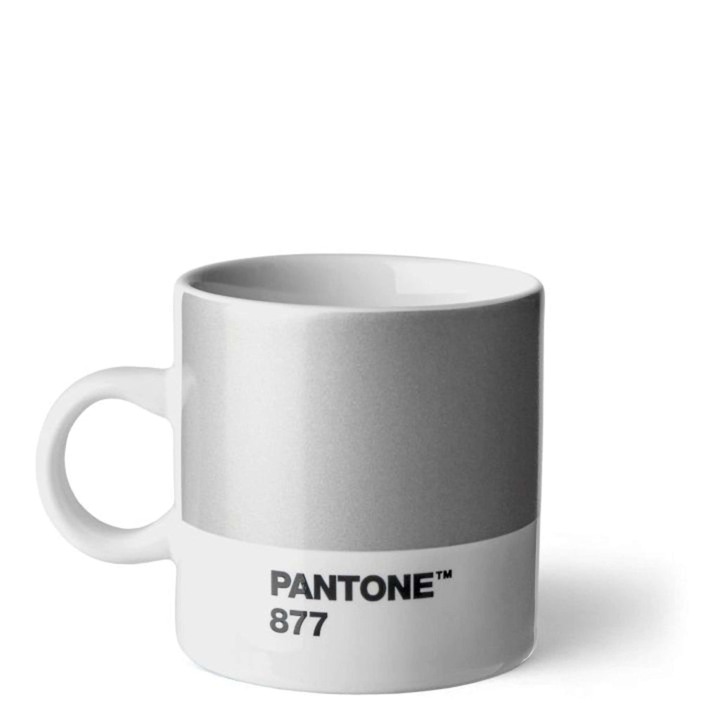 Copenhagen Design - Tasse à expresso 'Pantone' (120ml, Argent 877)