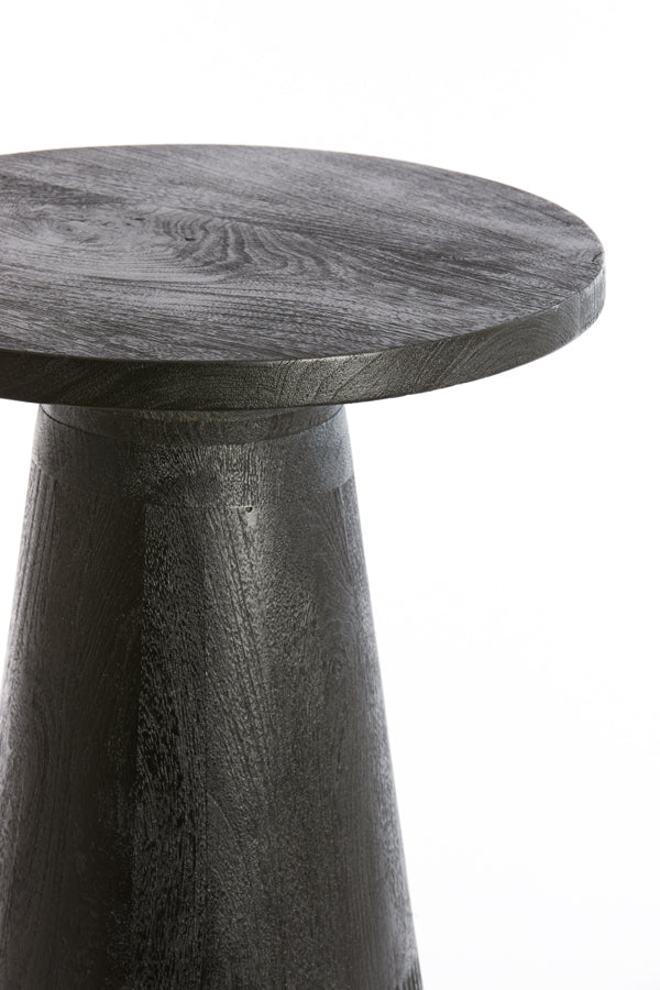 Light &amp; Living - Table d'appoint 'Paxos' (64cm de haut, Noir mat)