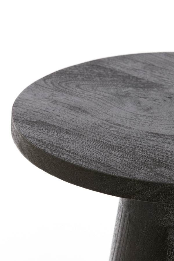 Light &amp; Living - Table d'appoint 'Paxos' (64cm de haut, Noir mat)