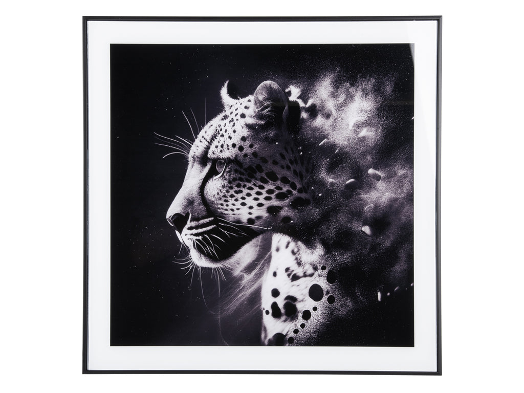 Present Time - Wanddecoratie 'Leopard' (Black)