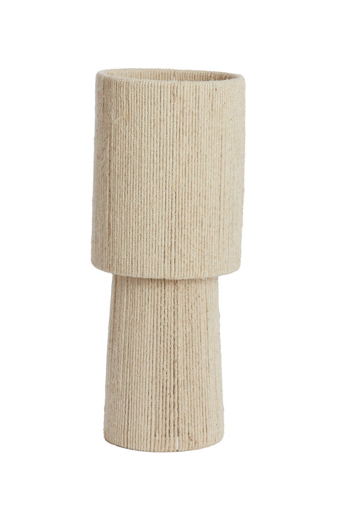 Light &amp; Living - Lampe de table 'Pitino' (Taille M, Jute, Crème)