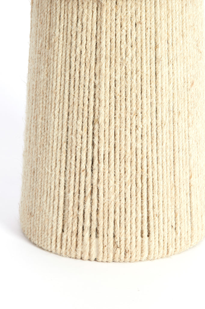 Light &amp; Living - Lampe de table 'Pitino' (Taille M, Jute, Crème)