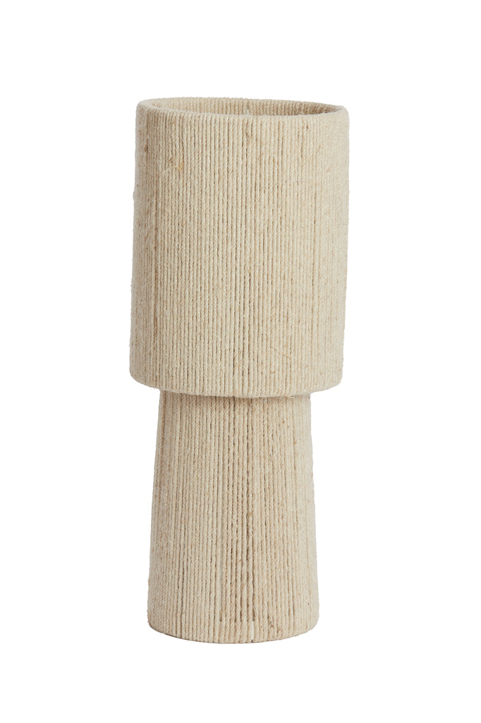 Light &amp; Living - Lampe de table 'Pitino' (Taille M, Jute, Crème)