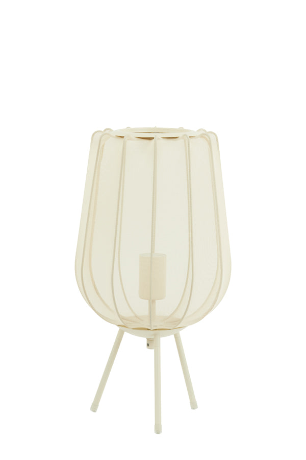 Light &amp; Living - Lampe de table 'Plumeria' (Taille M, Sable)