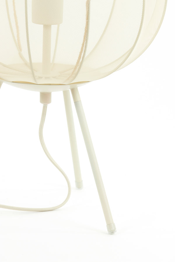 Light &amp; Living - Lampe de table 'Plumeria' (Taille L, Sable)