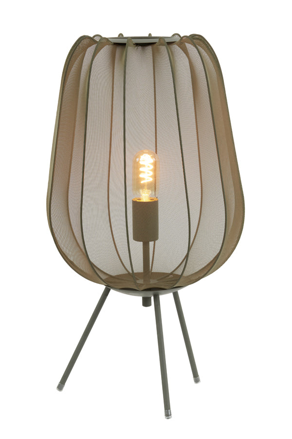 Light &amp; Living - Lampe de table 'Plumeria' (Taille L, Vert Foncé)