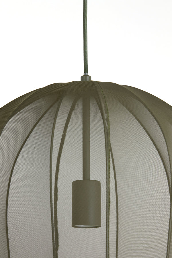 Light &amp; Living - Lampe suspendue 'Plumeria' (42cm x 50cm, Vert foncé)