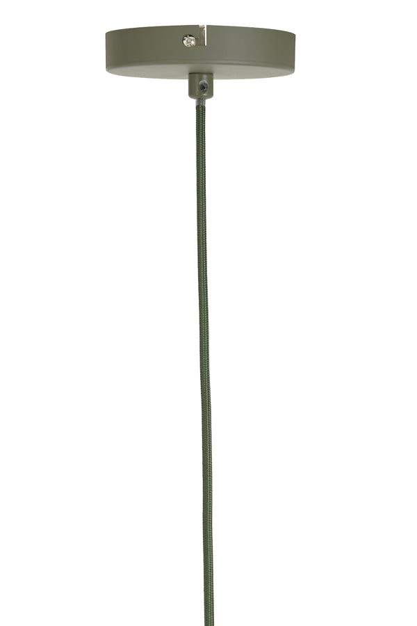 Light &amp; Living - Lampe suspendue 'Plumeria' (42cm x 50cm, Vert foncé)