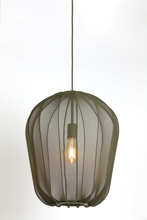 Light &amp; Living - Lampe suspendue 'Plumeria' (42cm x 50cm, Vert foncé)