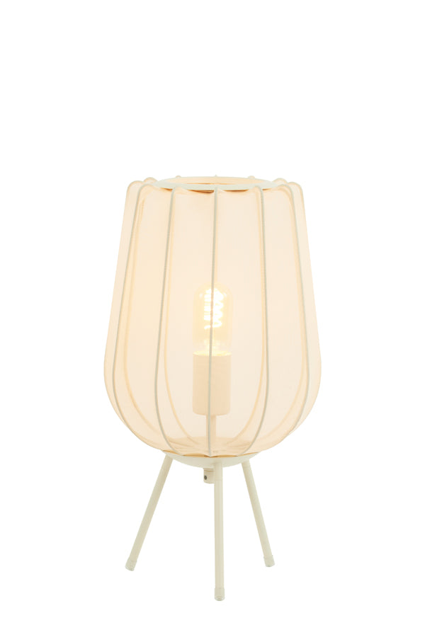 Light &amp; Living - Lampe de table 'Plumeria' (Taille M, Sable)