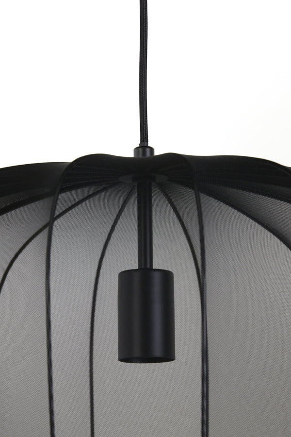 Light &amp; Living - Lampe suspendue 'Plumeria' (50cm x 37,5cm, Noir)