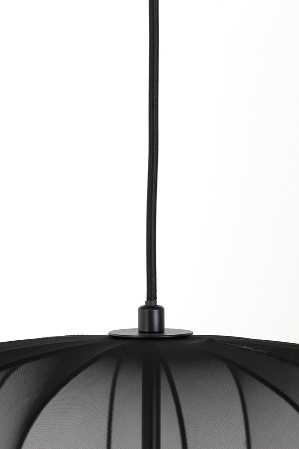 Light &amp; Living - Lampe suspendue 'Plumeria' (50cm x 37,5cm, Noir)