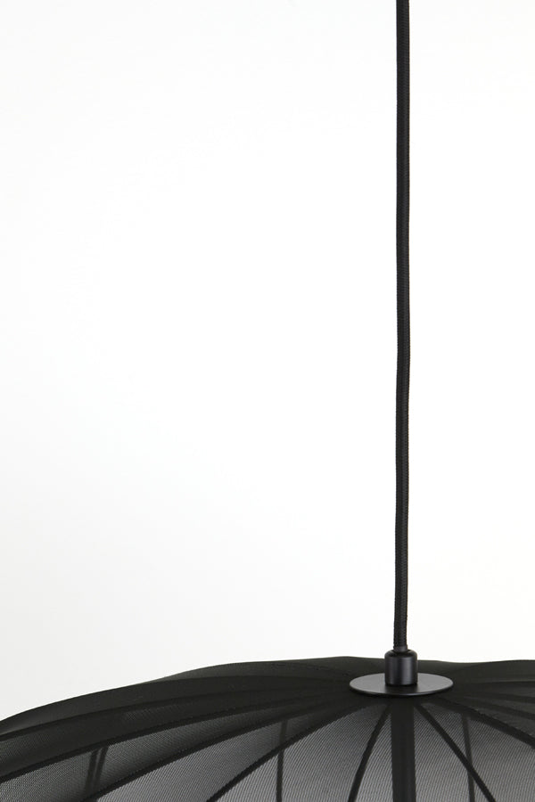 Light &amp; Living - Lampe suspendue 'Plumeria' (60cm x 45cm, Noir)