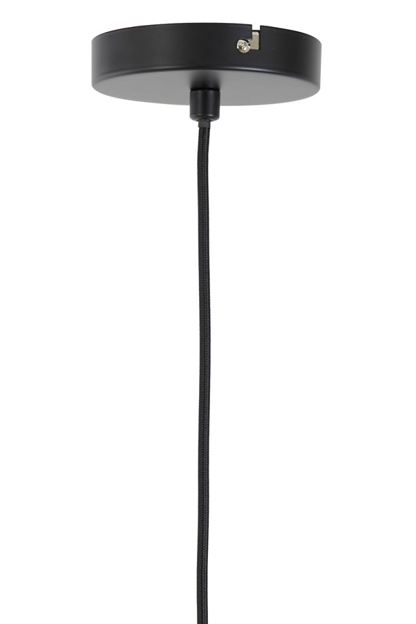 Light &amp; Living - Lampe suspendue 'Plumeria' (60cm x 45cm, Noir)