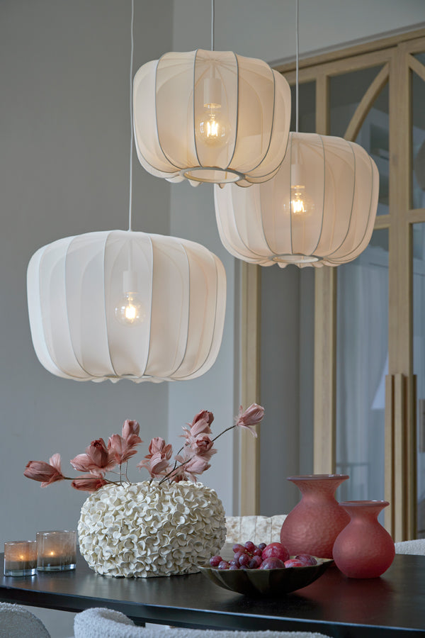 Light &amp; Living - Lampe suspendue 'Plumeria' (60cm x 45cm, Sable)