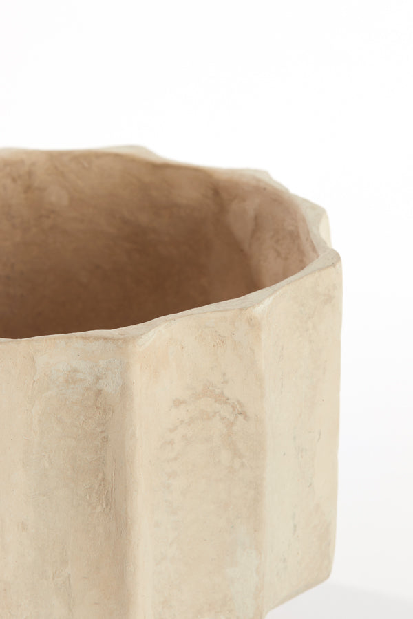 Light & Living - Decoratieve pot 'Salou' (21cm, Naturel)