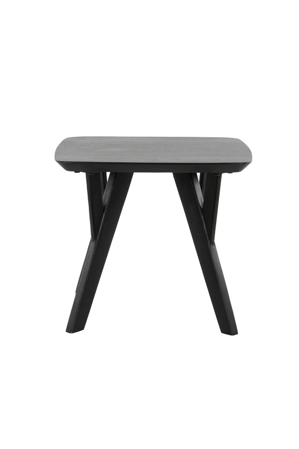 Light &amp; Living - Table d'appoint 'Quenza' (Taille L, Bois d'acacia, Noir mat)