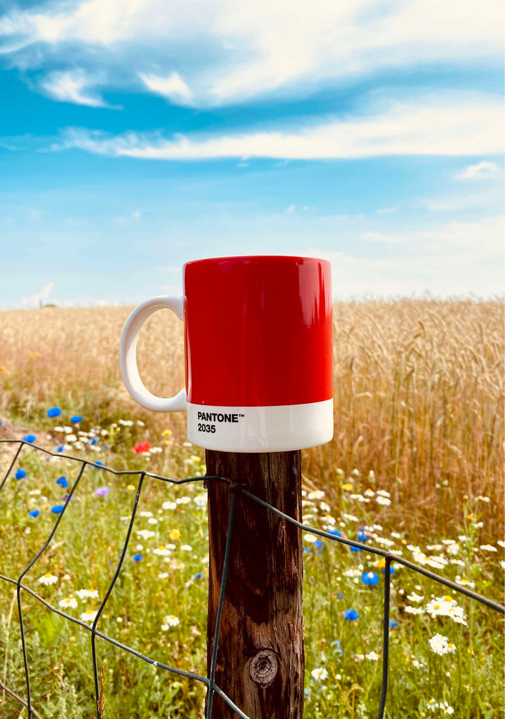 Copenhagen Design - Kaffeetasse 'Pantone' (375ml, Rot 2035)