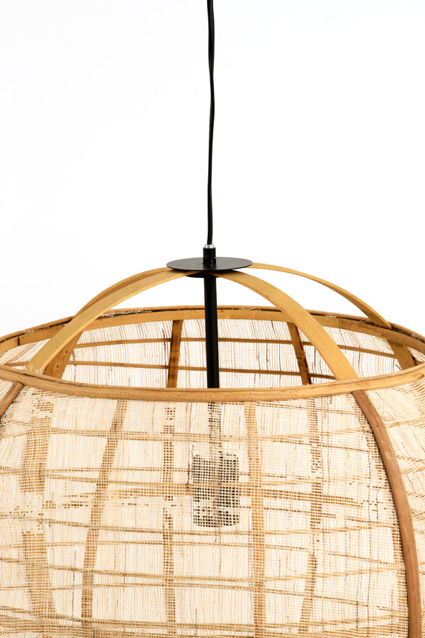 Light &amp; Living - Lampe suspendue 'Reeva' (Lin, Beige)