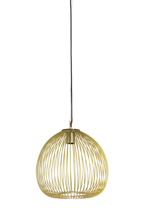 Light &amp; Living - Lampe suspendue 'Rilana' (Taille S, Or Clair)