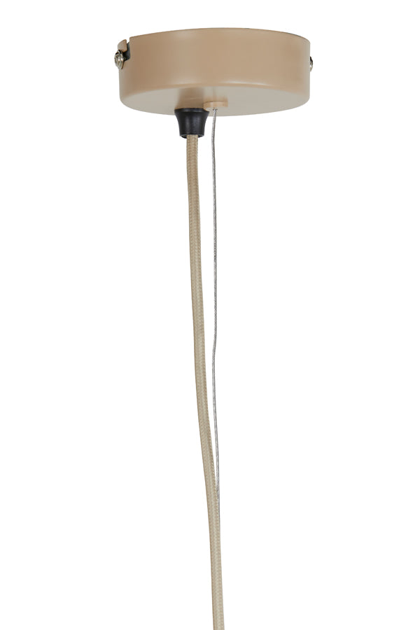 Light &amp; Living - Lampe à suspension 'Rilana' (Taille S, Beige Mat)