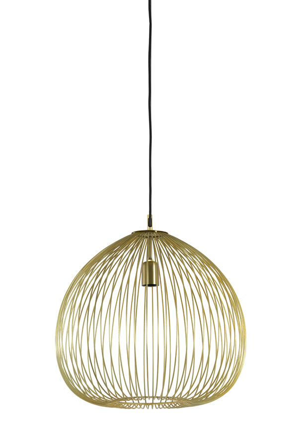 Light &amp; Living - Lampe suspendue 'Rilana' (Taille M, Or Clair)