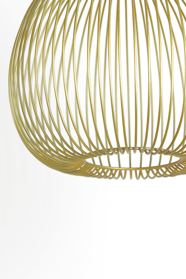 Light &amp; Living - Lampe suspendue 'Rilana' (Taille S, Or Clair)