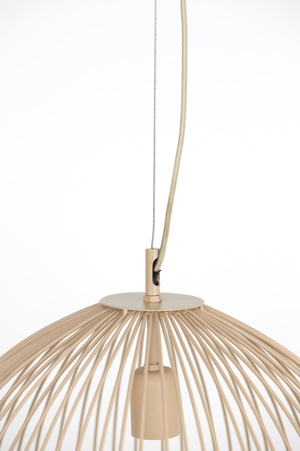 Light & Living - Hanglamp 'Rilana' (Maat M, Matt Beige)