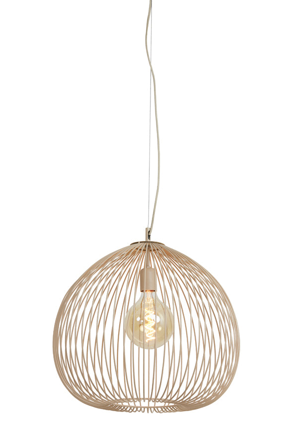 Light & Living - Hanglamp 'Rilana' (Maat M, Matt Beige)