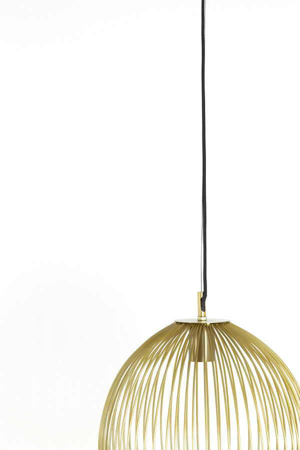 Light &amp; Living - Lampe suspendue 'Rilana' (Taille S, Or Clair)