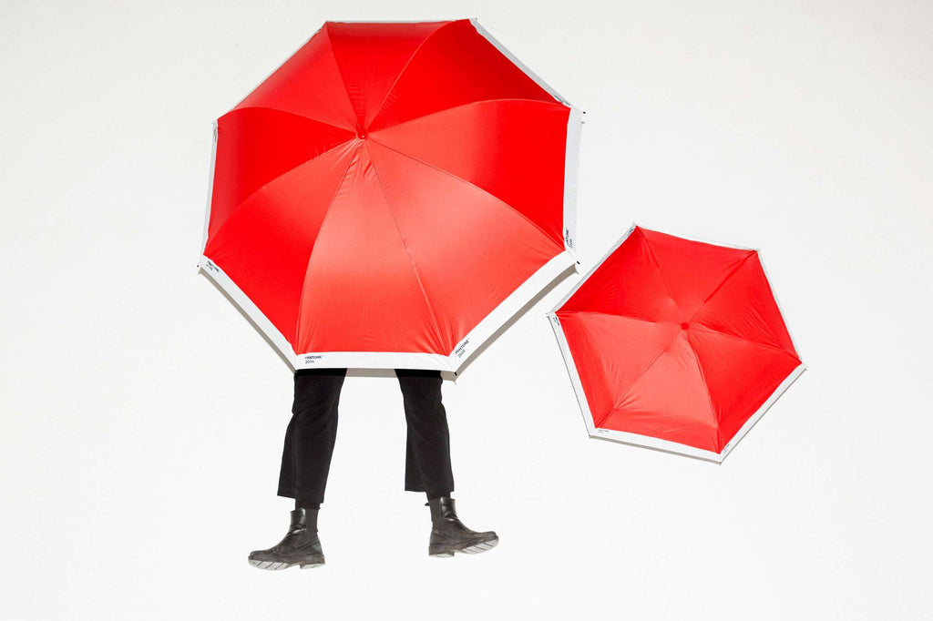 Copenhagen Design - Regenschirm 'Pantone' (Groß, Rot 2035)