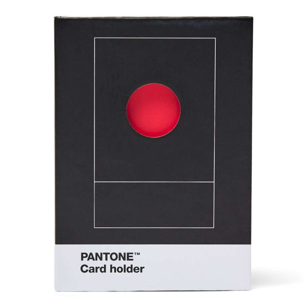 Copenhagen Design - Porte-cartes dans une boîte cadeau 'Pantone' (Rouge 2035)