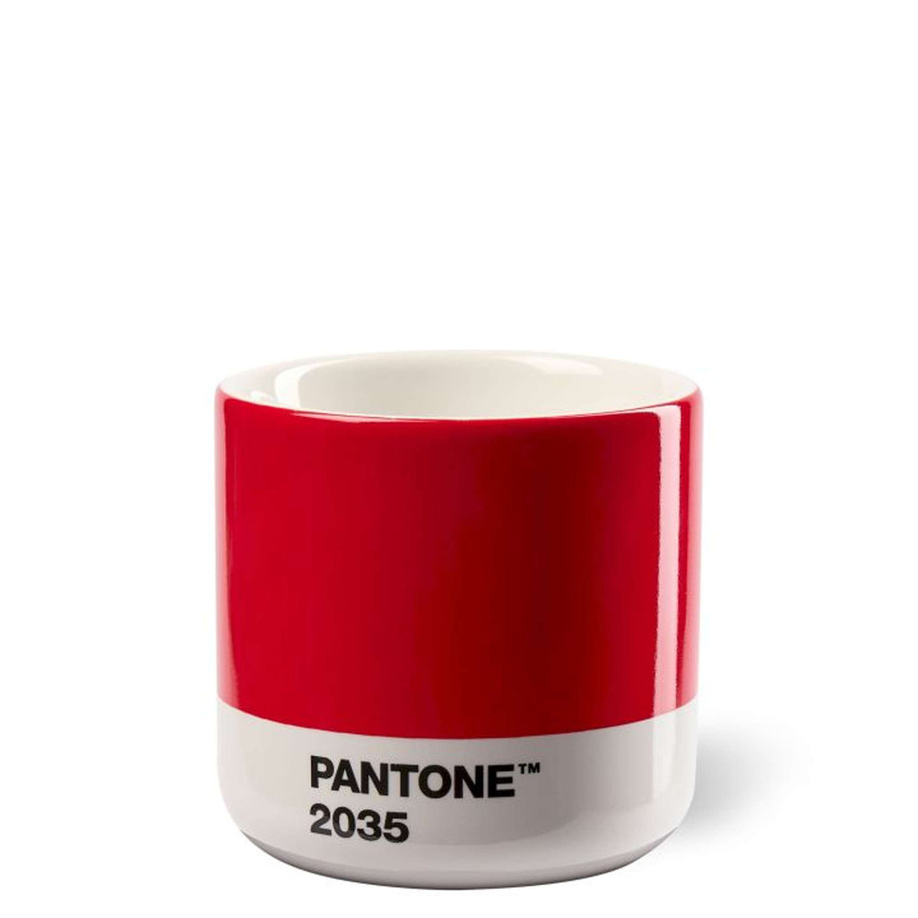 Copenhagen Design - Macchiato-Becher 'Pantone' (100ml, Rot 2035 C)