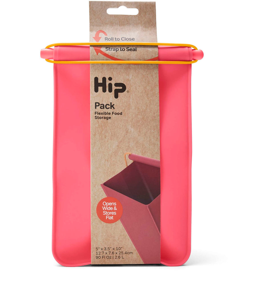 HIP - Herbruikbare lunchzak 'Pack' (Medium, Rood)