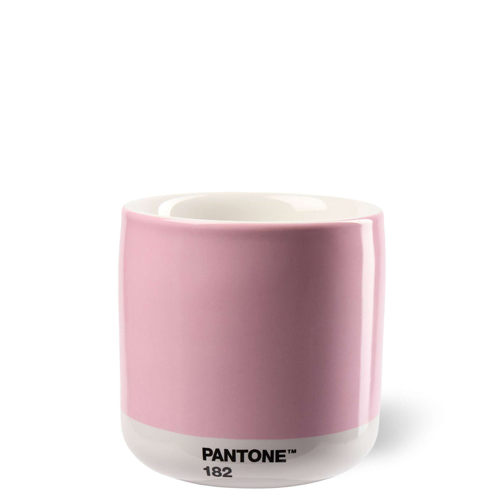 Copenhagen Design - Tasse à latte 'Pantone' (Double paroi, 220ml, Rose Clair 182 C)