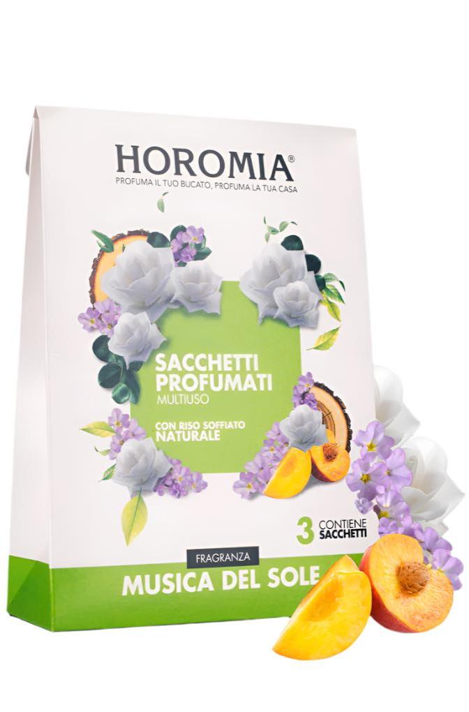 Horomia - Sachets parfumés 'Musica del Sole' - Lot de 3