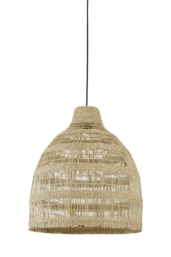 Light &amp; Living - Lampe suspendue 'Sagar' (Taille L, Jonc de Mer, Naturel)