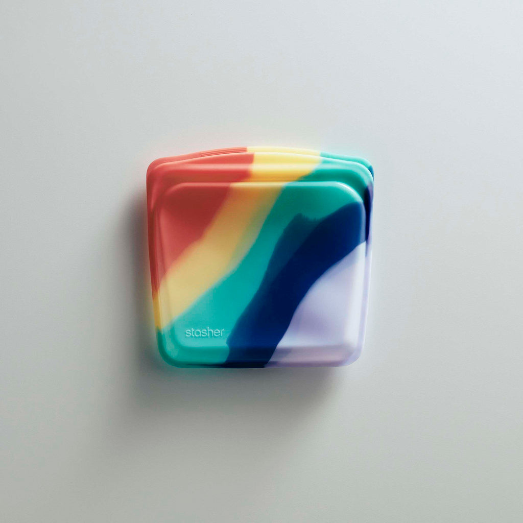 Stasher - Vershoudzak 'Sandwich' (828ml, Rainbow Splash)
