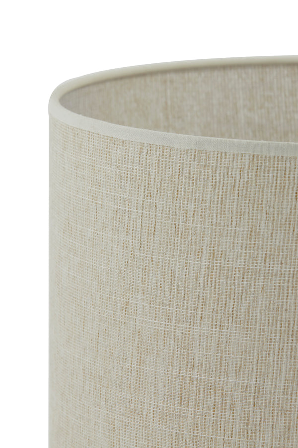 Light &amp; Living - Abat-jour 'Breska' (Ø30cm, Blanc Perle)