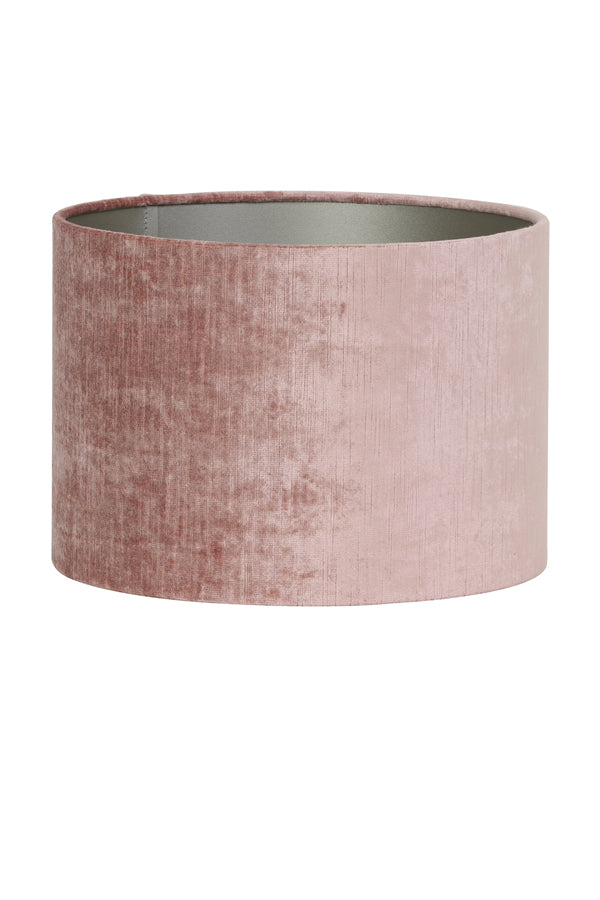 Light &amp; Living - Abat-jour 'Gemstone' (Ø30cm, Vieux Rose)