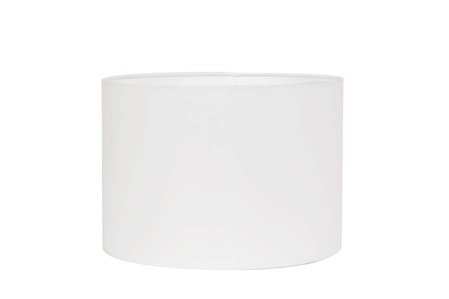 Light &amp; Living - Abat-jour 'Polycoton' (Ø30cm, Blanc)