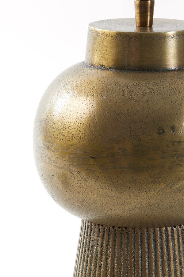 Light &amp; Living - Pied de lampe 'Shaka' (42 cm de haut, Bronze Antique)