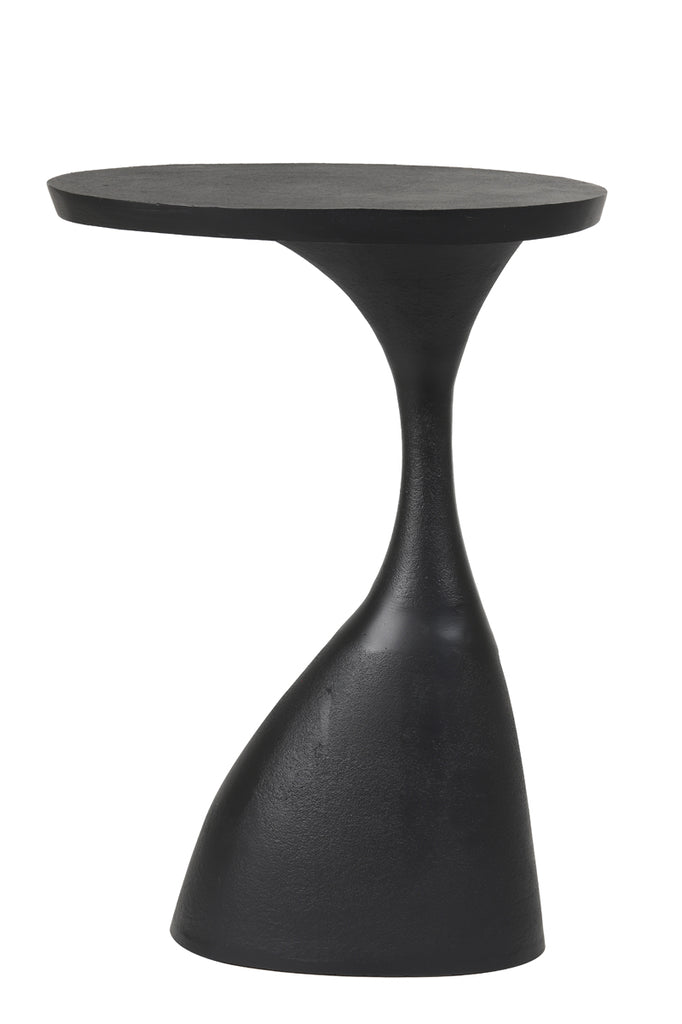 Light &amp; Living - Table d'appoint 'Macau' (55cm de haut, Noir mat)