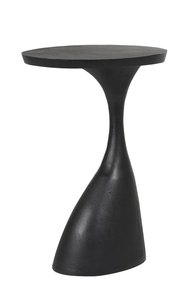 Light &amp; Living - Table d'appoint 'Macau' (55cm de haut, Noir mat)