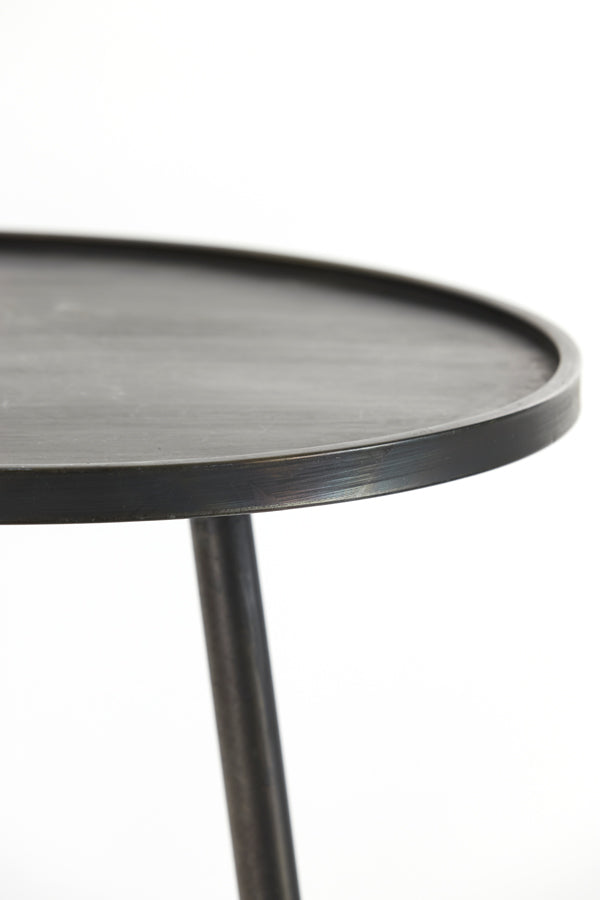 Light &amp; Living - Table d'appoint 'Envira' (Taille L, Zinc)