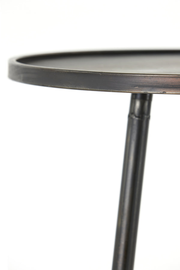 Light &amp; Living - Table d'appoint 'Envira' (Taille L, Zinc)